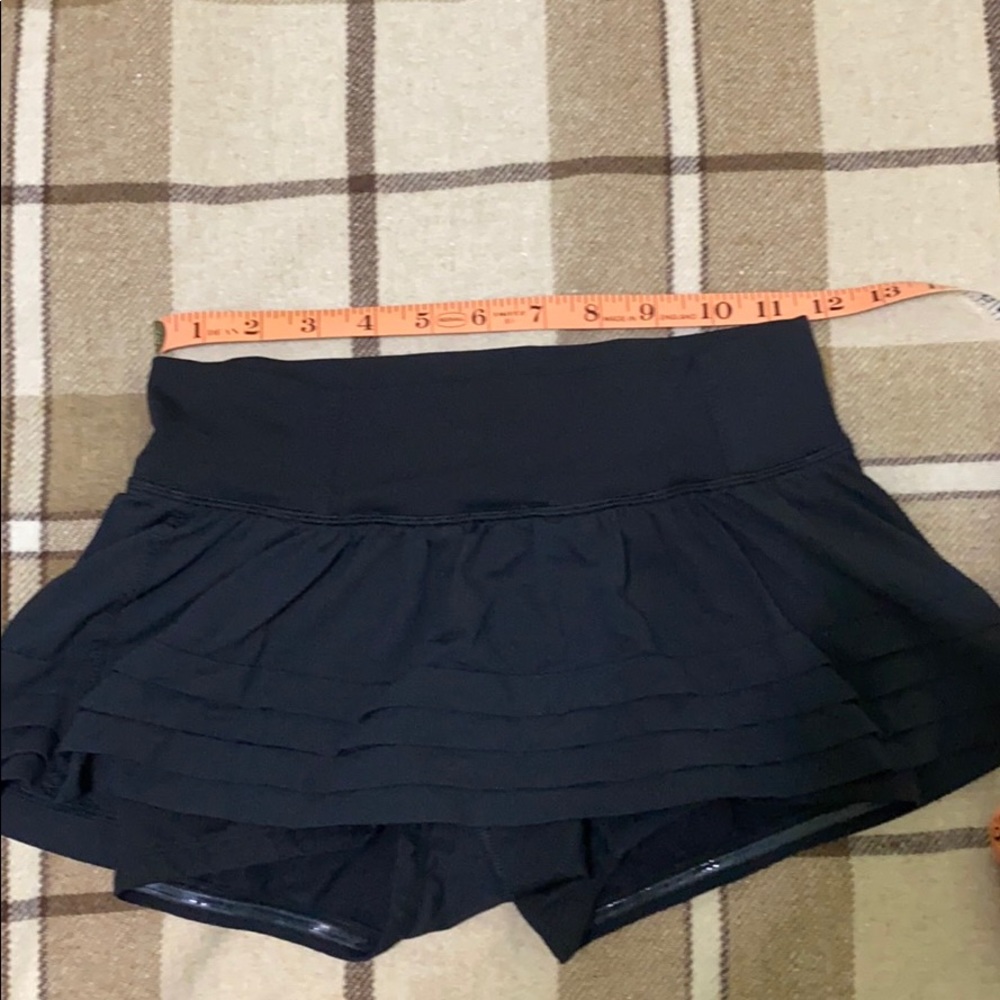Authentic Lululemon Black Nothing To Hide Skort S4